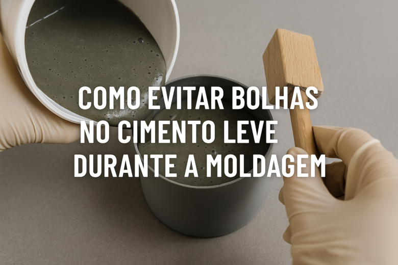 Como Evitar Bolhas no Cimento