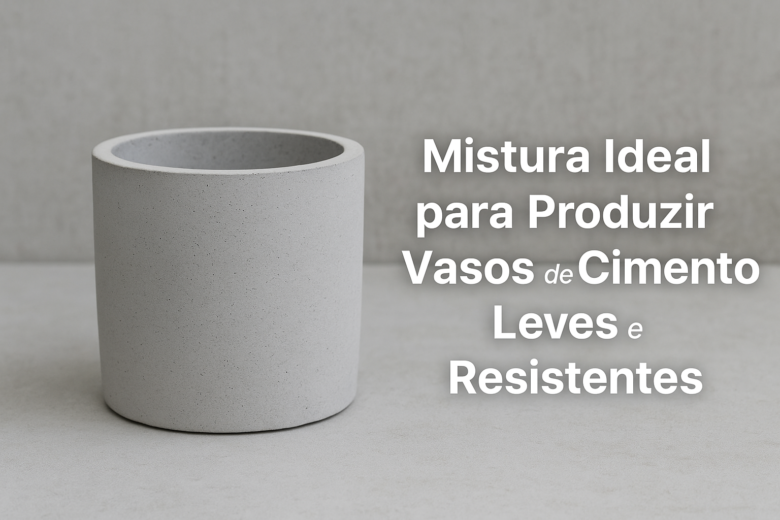 Mistura Ideal para Produzir Vasos