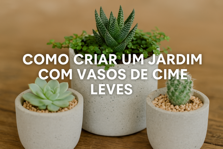 Como Criar um Mini Jardim com Vasos
