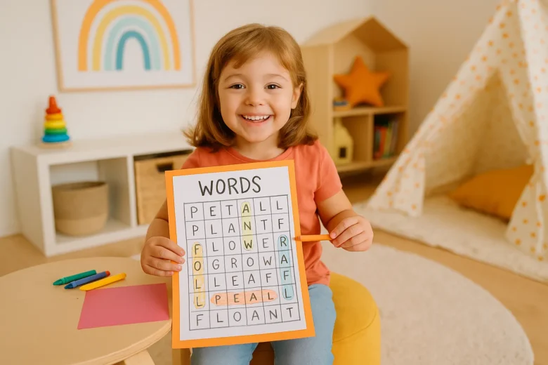 Caça Palavras de papel para ensinar vocabulário de forma divertida