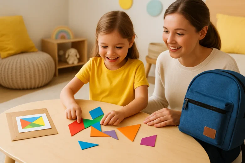 Tangram de papel: atividade inteligente que cabe na mochila