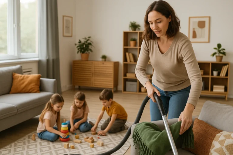 Como manter a casa organizada com filhos